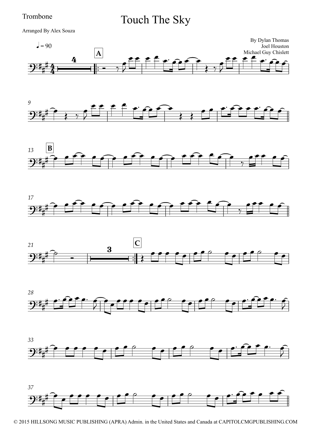 Touch The Sky (arr. Alex Souza)