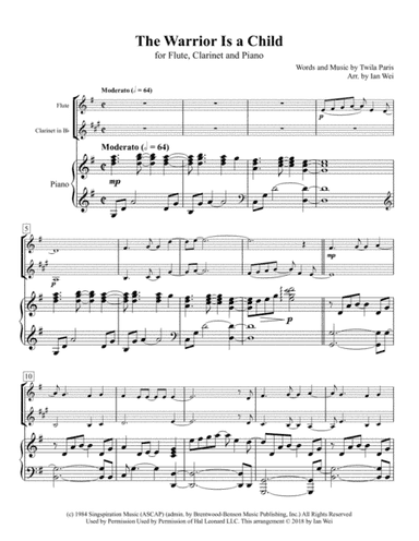 The Warrior Is A Child (arr. Ian Wei)