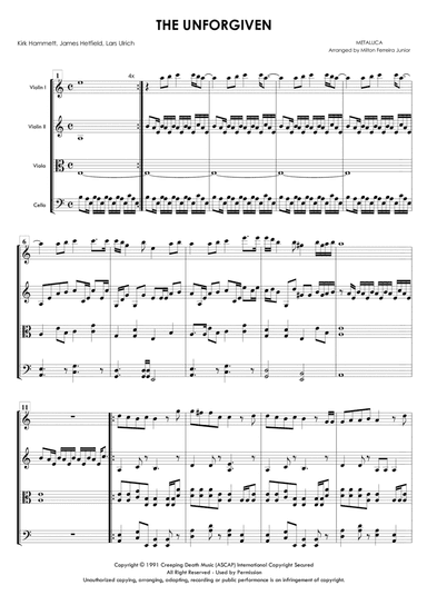 The Unforgiven (arr. Milton Ferreira Junior)