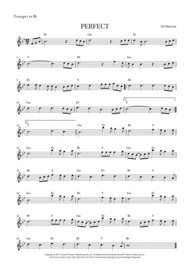 Perfect (arr. Cadenza Editions)