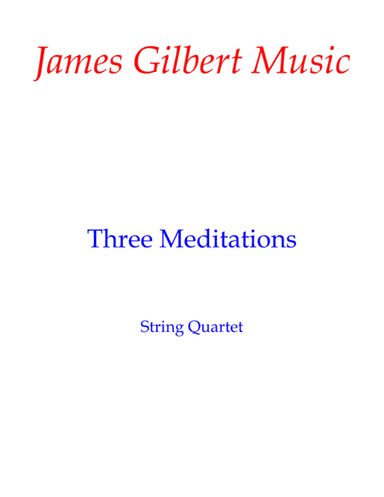 Three Meditations
