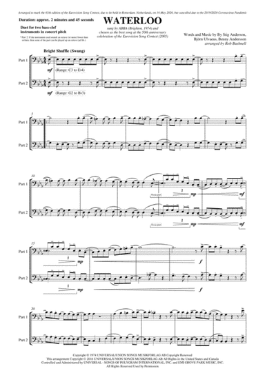 Waterloo (arr. Rob Bushnell)