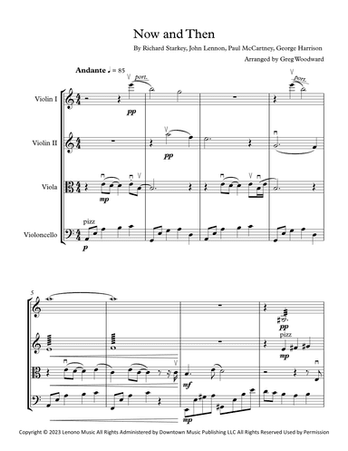Now And Then (arr. Greg Woodward)