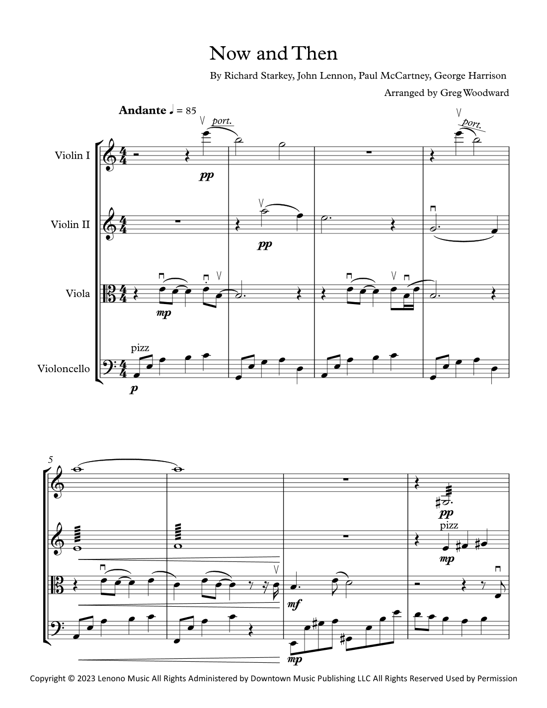 Now And Then (arr. Greg Woodward)