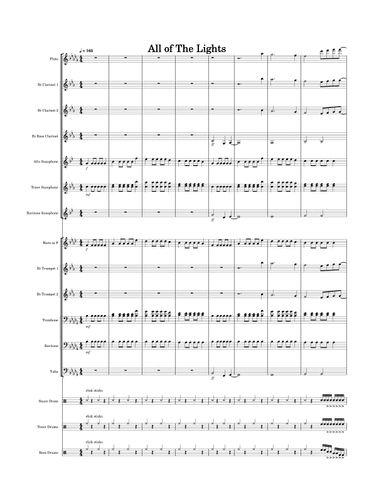 All Of The Lights (arr. Mychael Misla)
