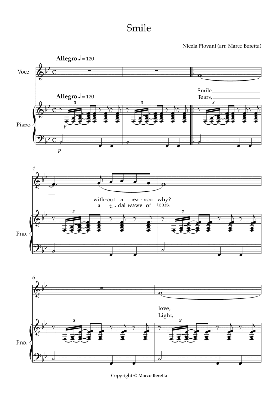 Life Is Beautiful (la Vita E Bella) (arr. Marco Beretta)