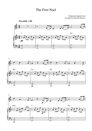 The First Noel (arr. Kaiserin Rebecca)