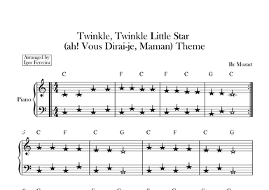 Twinkle, Twinkle Little Star (ah! Vous Dirai-je, Maman) Theme (arr. Igor Ferreira)
