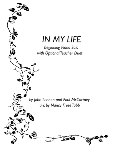 In My Life (arr. Nancy Frese Tabb)