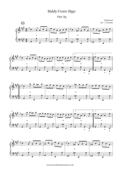 Biddy From Sligo (arr. Julia Gordon)
