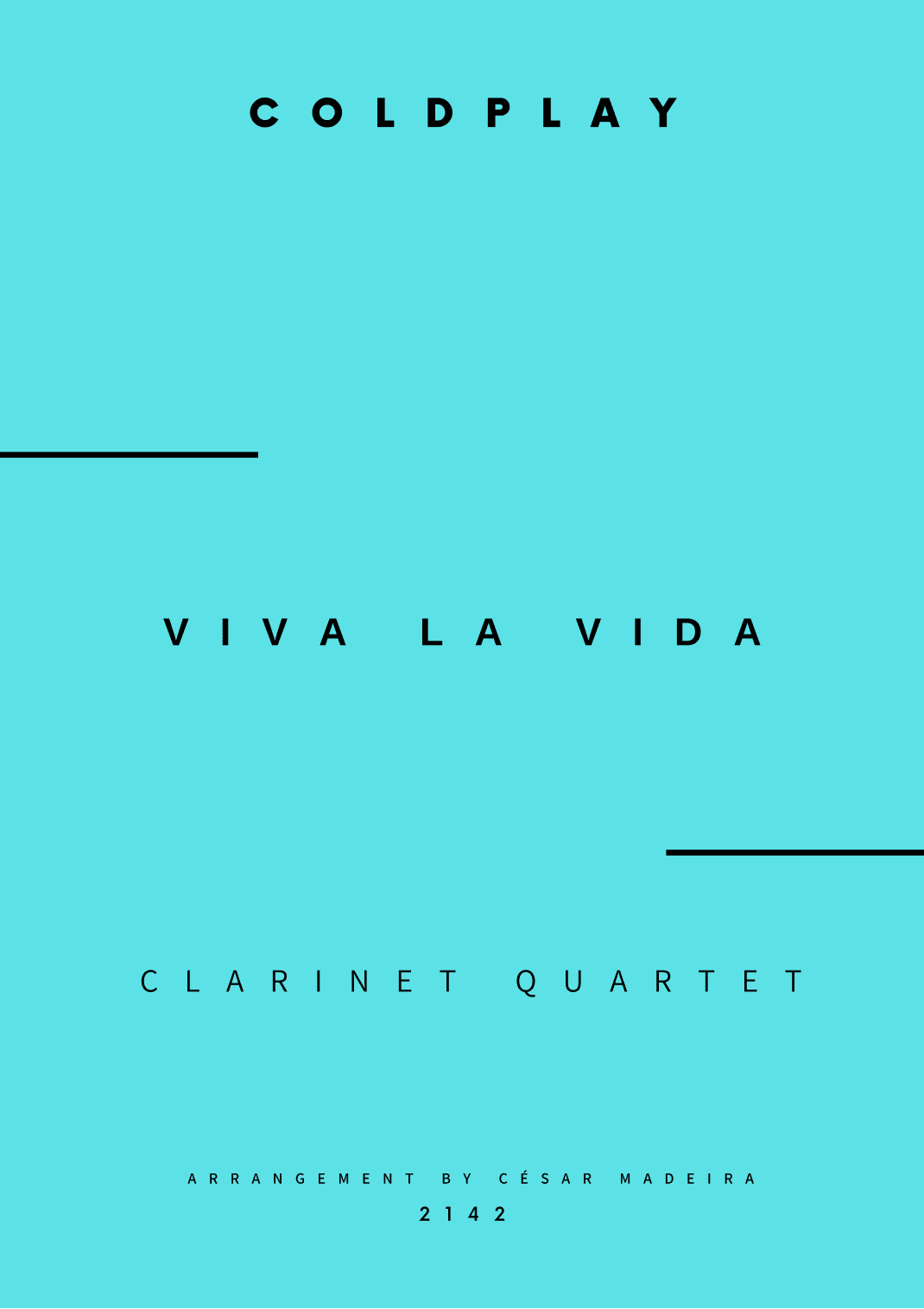 Viva La Vida - Score Only (arr. César Madeira)