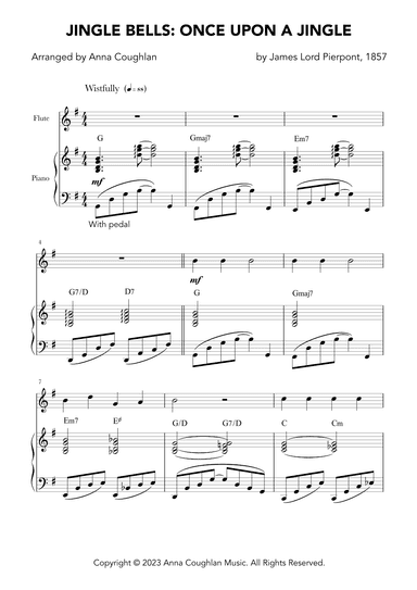 Jingle Bells (once upon a jingle) (arr. Anna Coughlan)