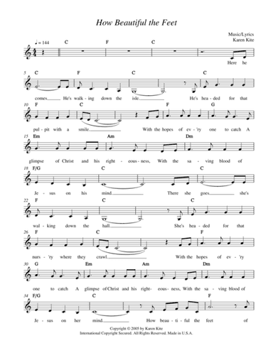 How Beautiful the Feet