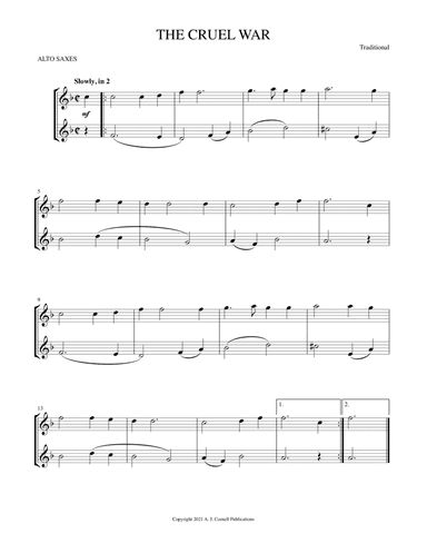 The Cruel War (arr. Mark Phillips)