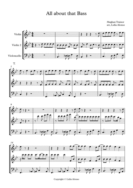 All About That Bass (arr. Lydia Cellist)
