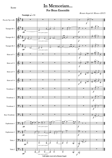 In Memoriam... For Brass Ensemble