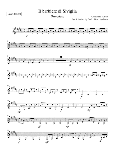 Il barbiere di Siviglia Ouverture (arr. Emil - Octav Ambrosă)