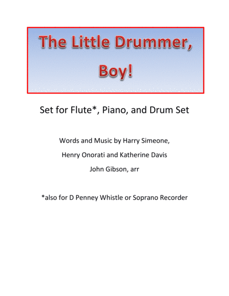 The Little Drummer Boy (arr. John Gibson)