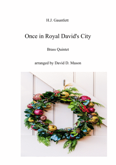 Once in Royal David's City (arr. David D. Mason)