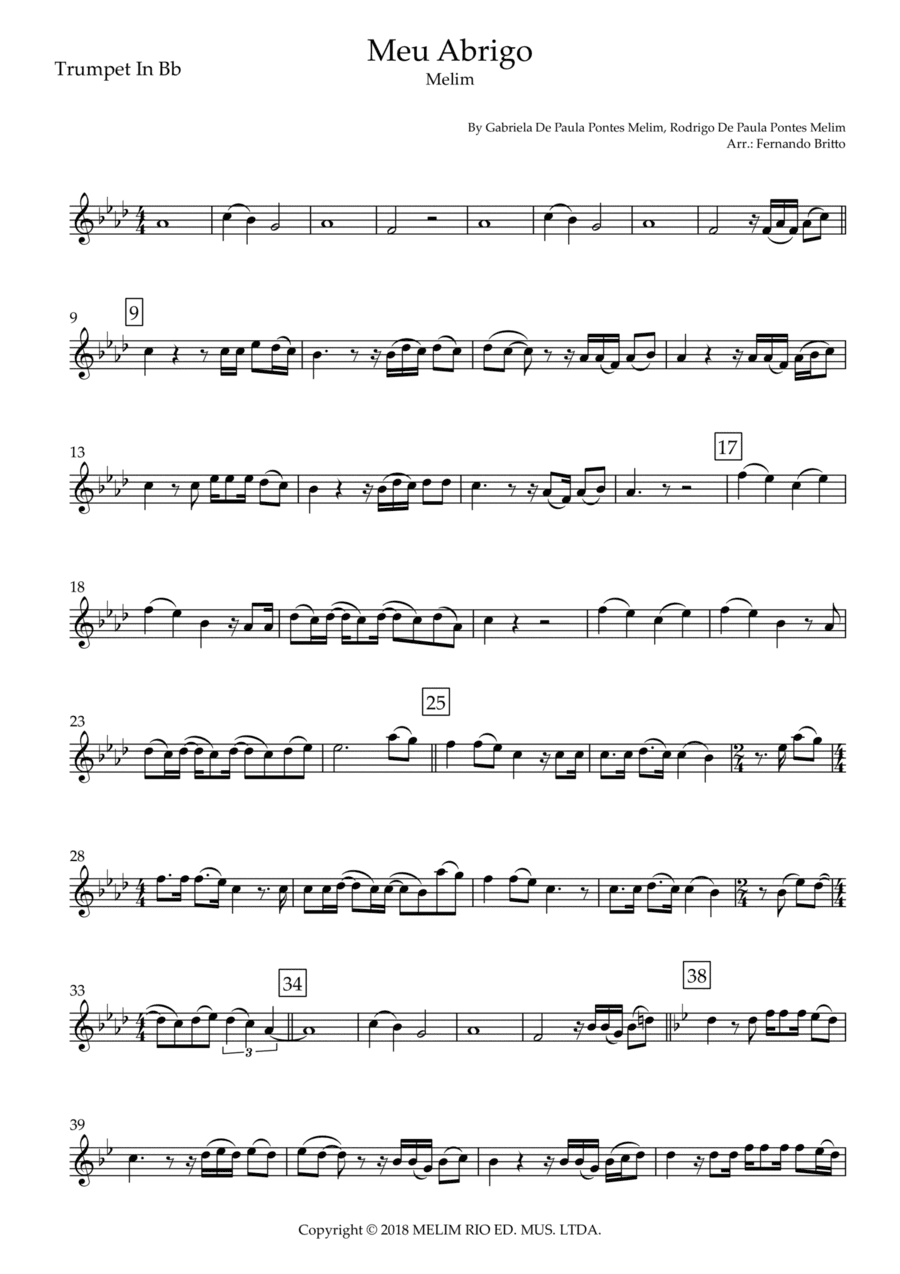 Meu Abrigo (arr. Fernando Britto)