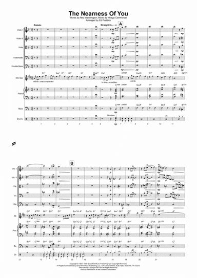 The Nearness Of You (arr. Ed Puddick)