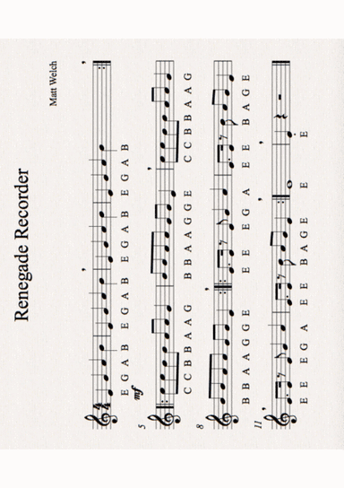 Renegade Recorder