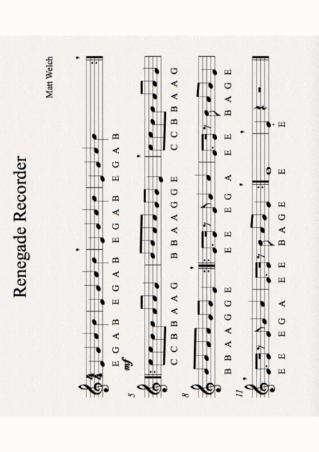 Renegade Recorder