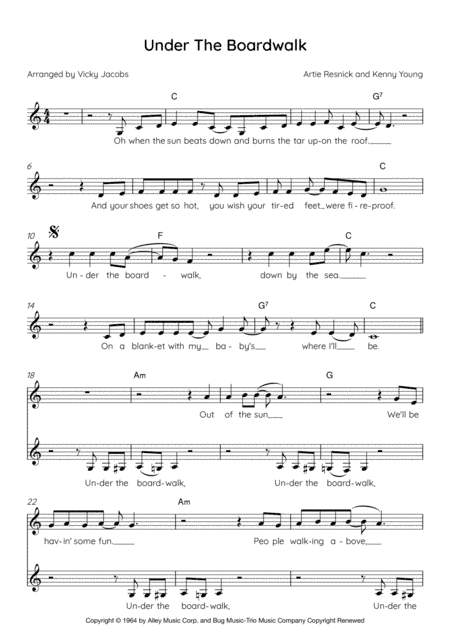 Under The Boardwalk (arr. Vicky Jacobs)