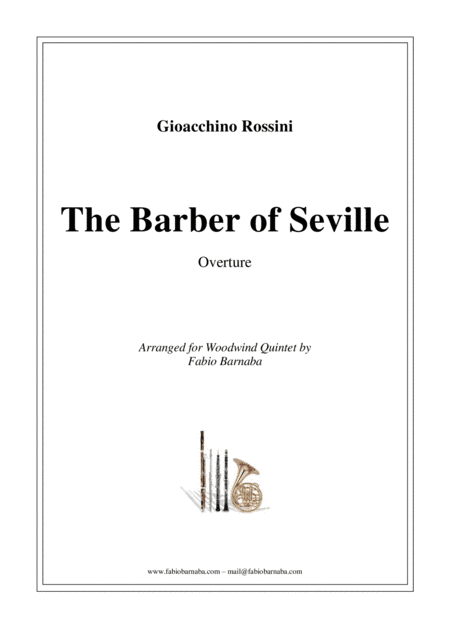 The Barber of Seville - Overture for Woodwind Quintet (arr. Fabio Barnaba)