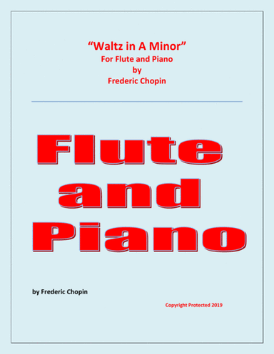 Waltz in A Minor - Flute and Piano - Chamber music (arr. Raymond Fenech)