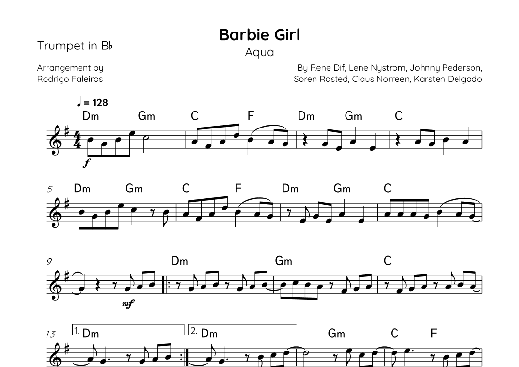 Barbie Girl (arr. Rodrigo Faleiros)
