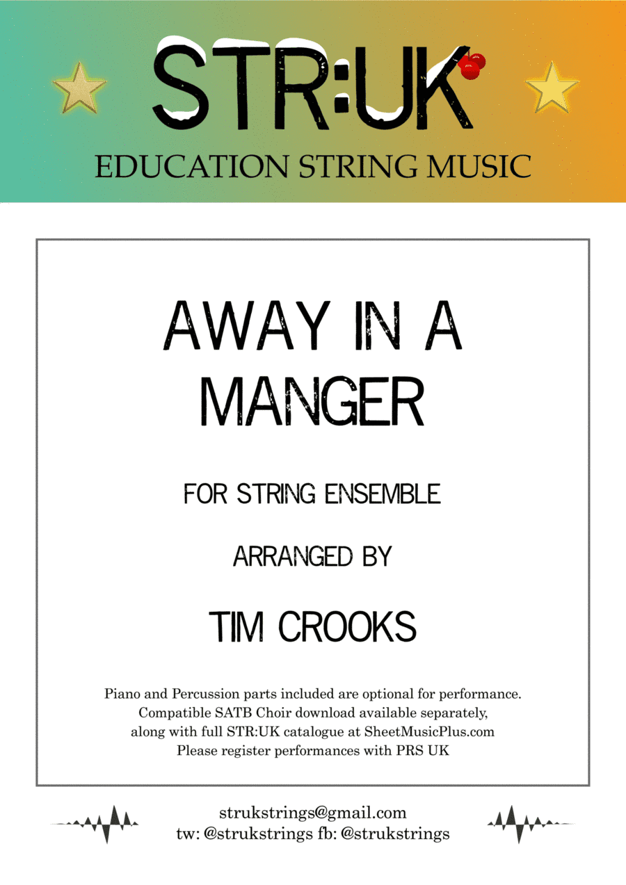 Away In A Manger (STR:UK String Orchestra version) (arr. Tim Crooks)