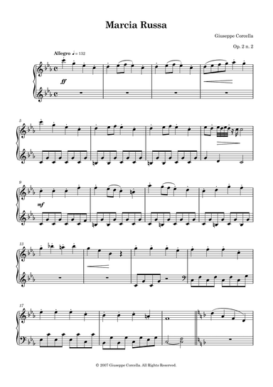 Marcia Russa Op. 2 No. 2