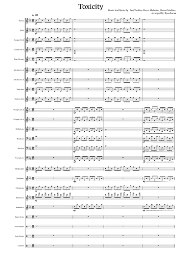 Toxicity (arr. Ryan Lucas)