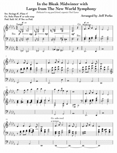 In the Bleak Midwinter / Largo from The New World Symphony (arr. Jeff Perks)