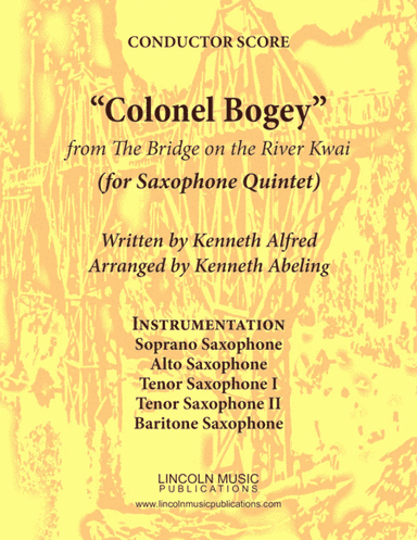 March - "Colonel Bogey" (for Saxophone Quintet SATTB) (arr. Kenneth Abeling)