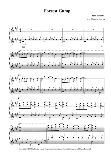 I'm Forrest... Forrest Gump (arr. Thomas Jancso)