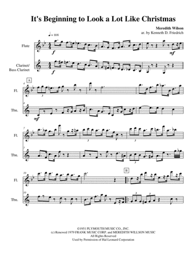 It's Beginning To Look Like Christmas (arr. Kenneth D. Friedrich)