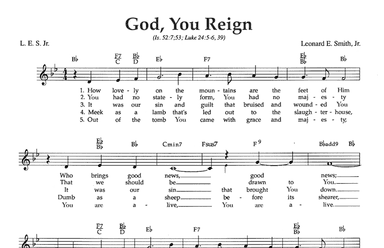God, You Reign