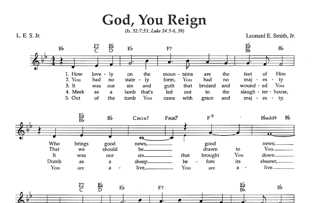 God, You Reign
