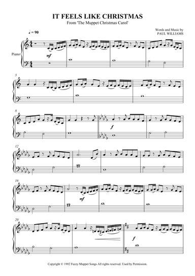 It Feels Like Christmas (arr. SCMusic)
