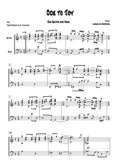Ody to Joy - 9ª Symphony (arr. Jose R. Oleriano)