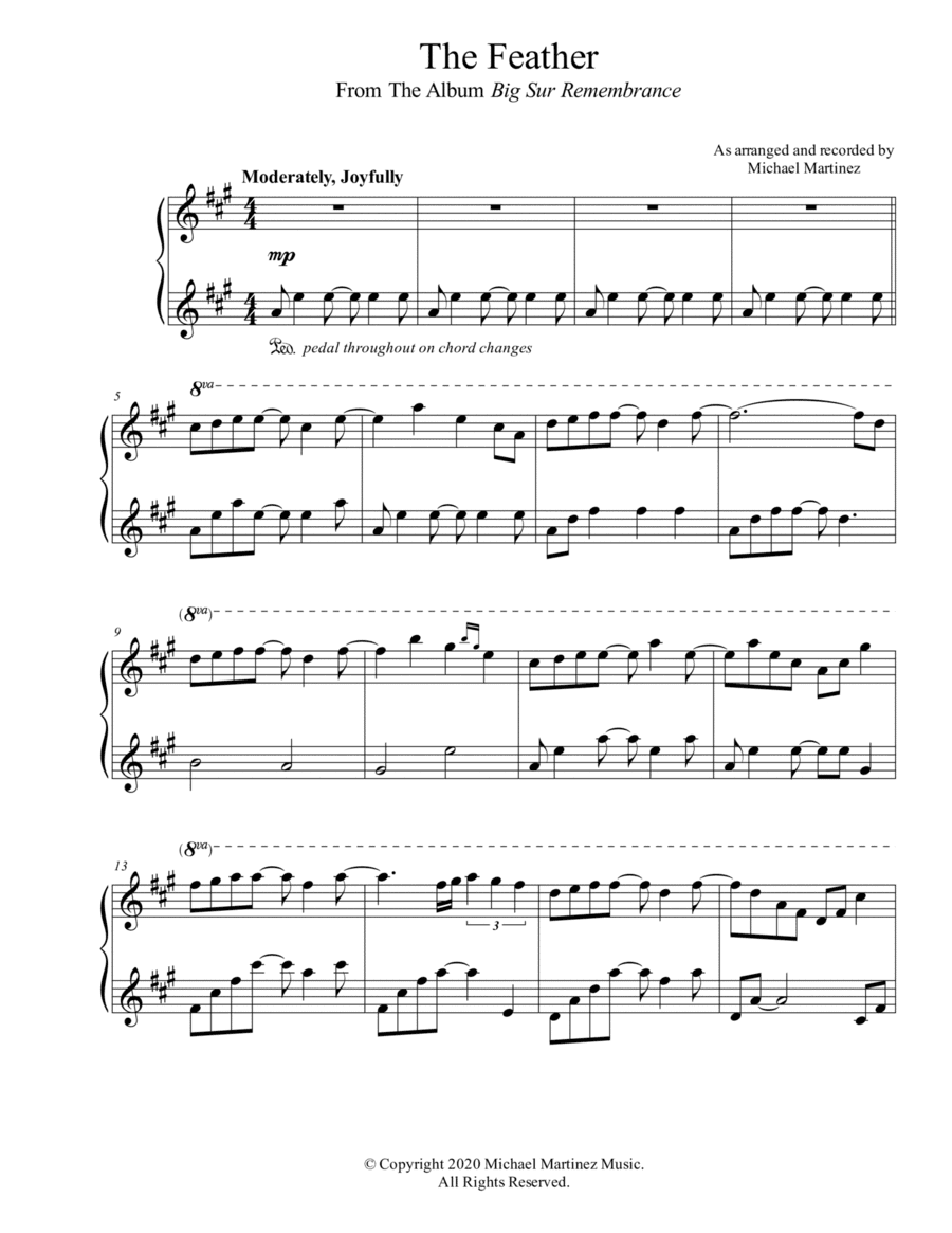 Forrest Gump - Main Title (feather Theme) (arr. Michael Martinez)