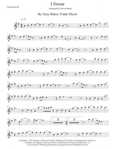 I Swear (arr. Kevin Busse)
