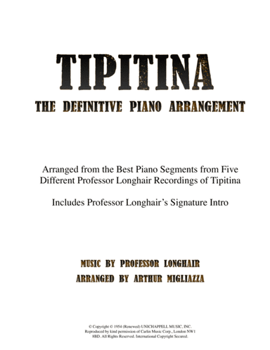 Tipitina (arr. Arthur Migliazza)