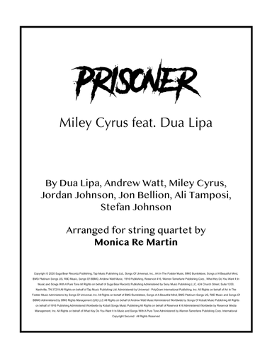 Prisoner (arr. Monica Re Martin)