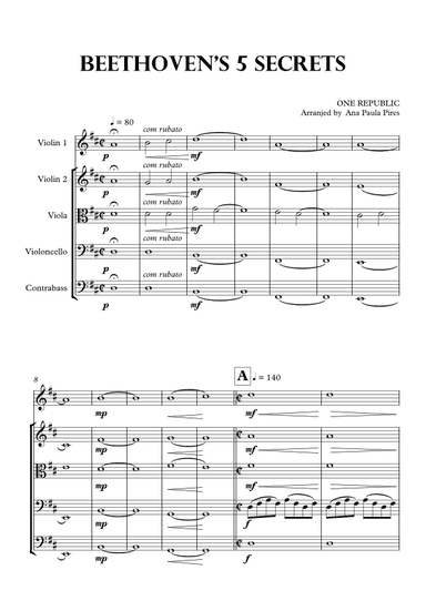Secrets (arr. Ana Paula Pires)