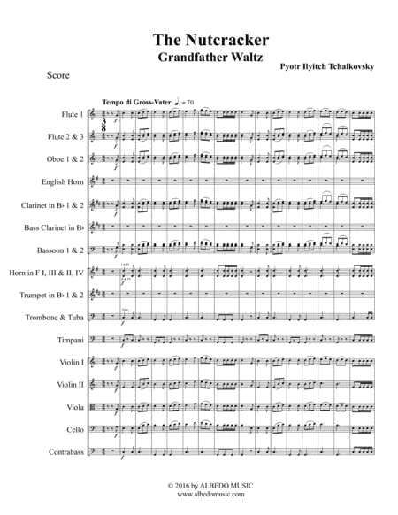Grandfather Waltz from The Nutcracker for Full Orchestra (arr. Doug Clyde)
