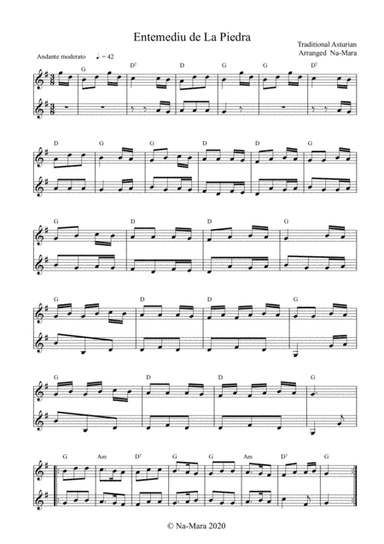 Entemediu de la Piedra - Arranged by Na-Mara (arr. Na-Mara)