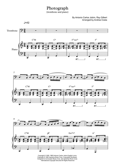 Photograph (arr. Andrea Costa)